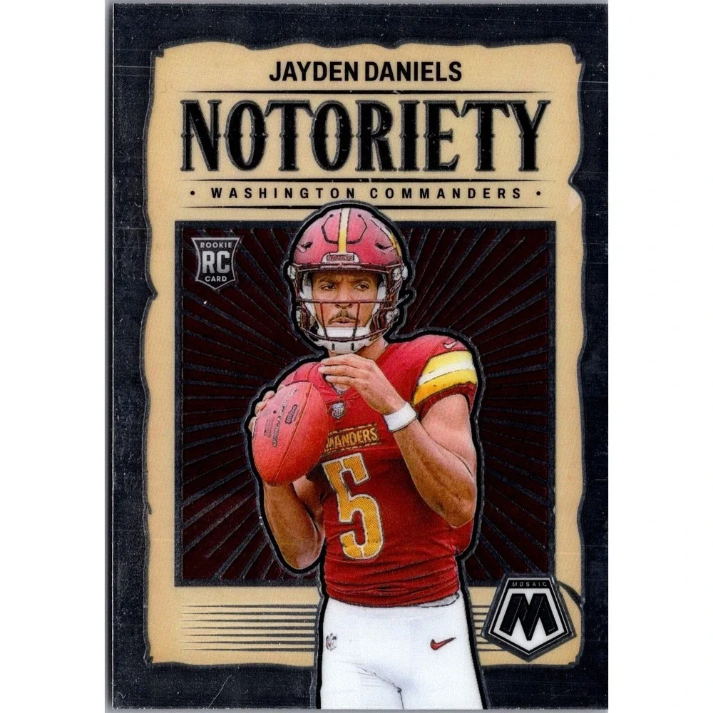 2024‎ Panini Mosaic #19 Jayden Daniels Notoriety